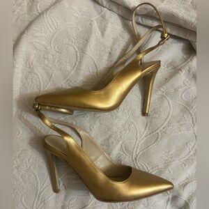Gold heels